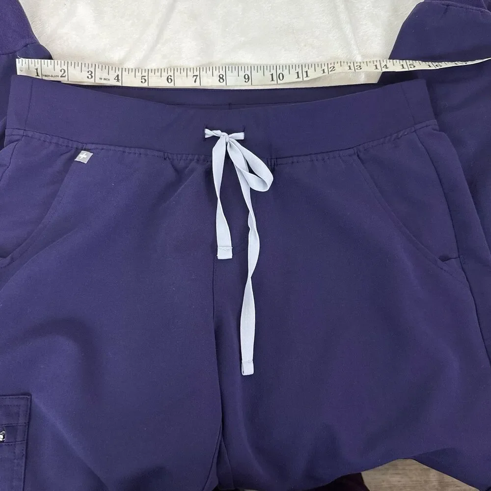 Figs Purple Jam Scrub Set M/S Medical Workwear Athleisure Minimalist Nurse - Picture 12 of 16